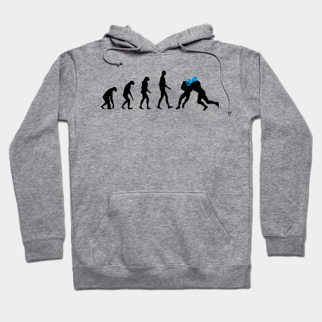 Evolution Football (2) Hoodie by nektarinchen